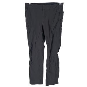 Athleta Nylon Size 10 Black Activewear Spandex Stretch Pants